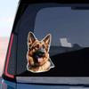 German Shepherd Pet Dog Car Stickers Waterproof Vinyl Decals Auto Body Window Bumper Decor Motorcycle Helmet Stickers TM195