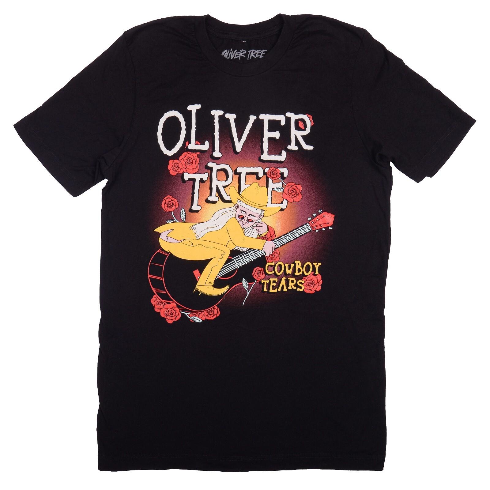 Винтажная футболка с графикой Oliver Tree Tears Tour 2022 S-5XL XL