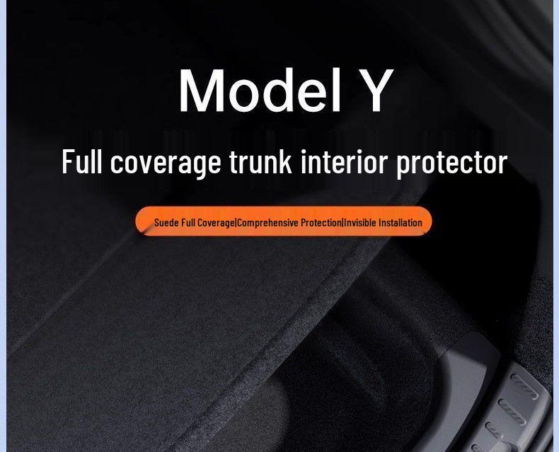 Tesla Model 3/Y Trunk Protector and Door Sill Trim Set