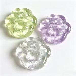 Cute Cat Paw Squishy Colourful Squeeze Stress Toy Anxiety Relief Fidget Decompression Toys Super Soft Slow Rebound Birthday Gift