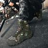 Four Seasons Martin Boots Middle Gang Camouflage Large Size Breathable Tactical Boots Special Forces Outdoor Hiking Wear-resistant Combat Boots Milit