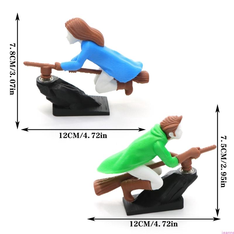 Witch and Wizard Dashboard Drift Ornaments, Fun Drift Turn Wizard Decor, Fantasy Car Decoration Gifts for Enthusiasts Vehicle In