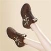 Autumn and winter new retro Dexun casual sports running shoes comfortable thick-soled versatile shoes women's high-top