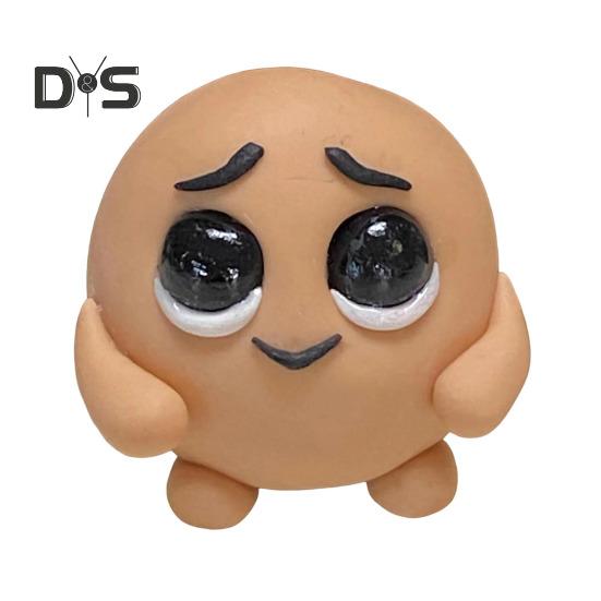 

Emotional Support Worrywart Handmade Resin Encouragement Worrywart Figurine Cartoon Worrywart Doll with Card Inspirational Gift for Family And Friends A