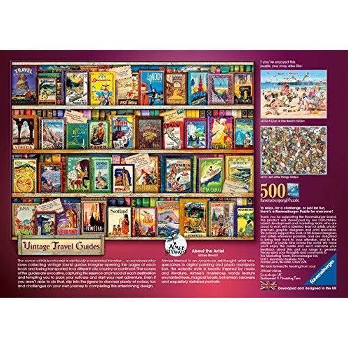 Ravensburger Guide de Voyage Vintage 500pc Puzzle 14752
