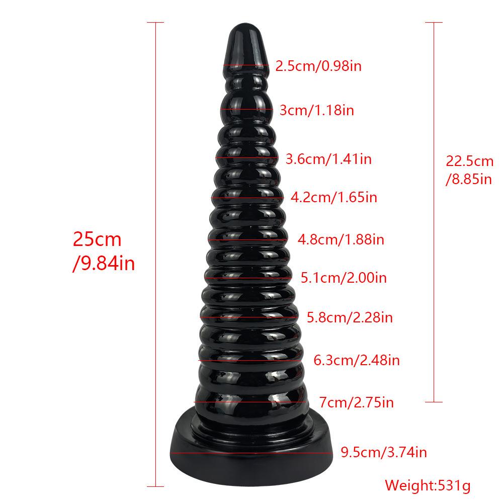 Pagoda Thread Super Large Garden Anal Plug Stimulator for Men and Women