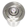 Stainless Steel Meat Press Cooker Big Capacity Ham Press Maker Round Shape Deli Meat Press Mold Designed For Pork Poultry Ham Maker