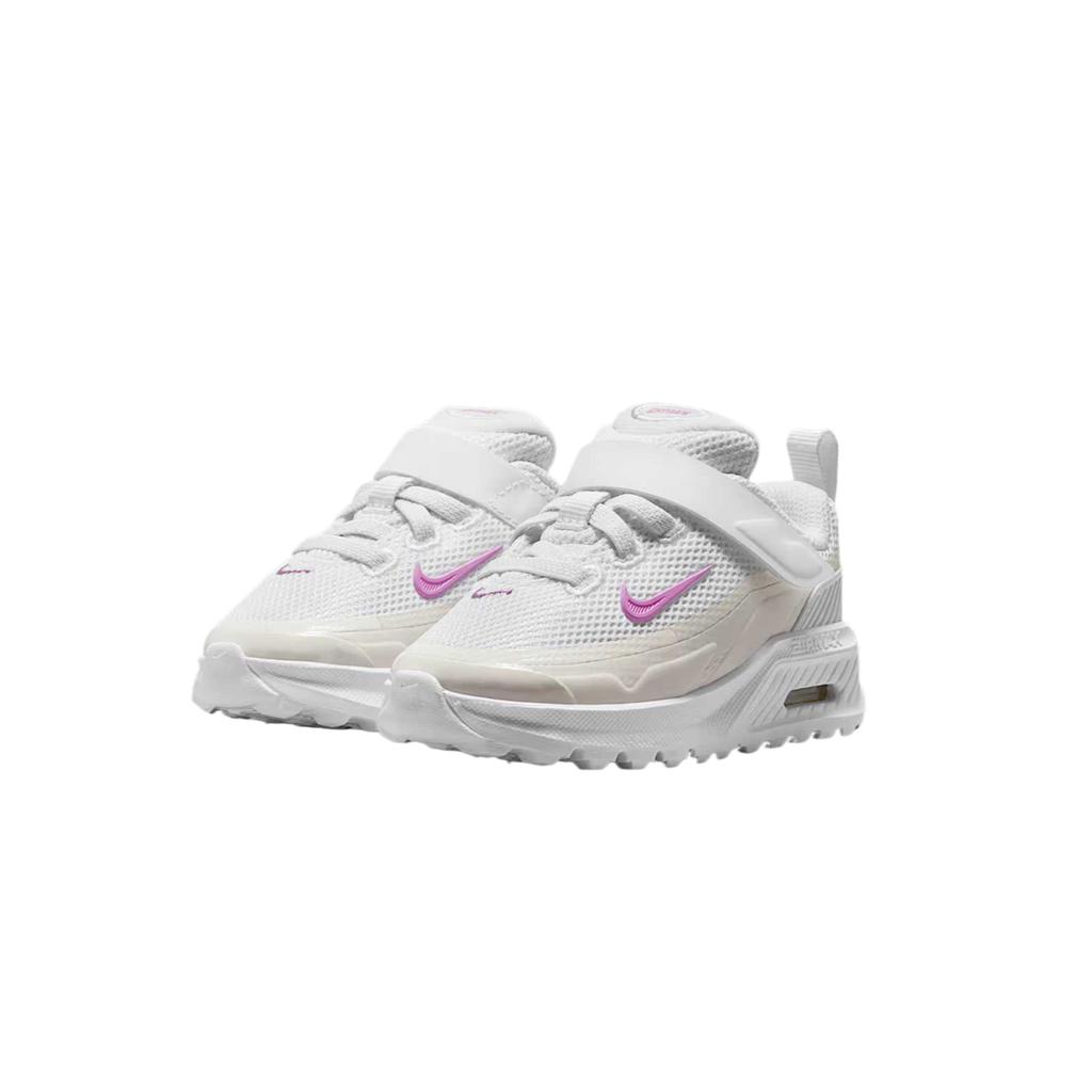 Nike Air Max Bia Fabric Synthetic Leather Velcro Lightweight Easy On And Off Shock Absorbing Breathable Low Top Walking Shoes Baby sneaker II9946-103