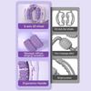 Portable Manual Leg Massager Ring-Shaped Slimming Roller Tool  Post-Workout