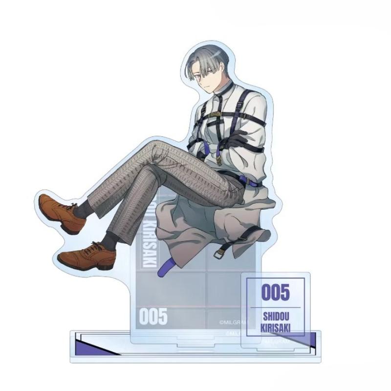 Game MILGRAM Acrylic Stand Doll Anime Mikoto Mahiru Haruka Shidou Es Amane Kazui Yuno Figure Model Plate Cosplay Toy for Gift
