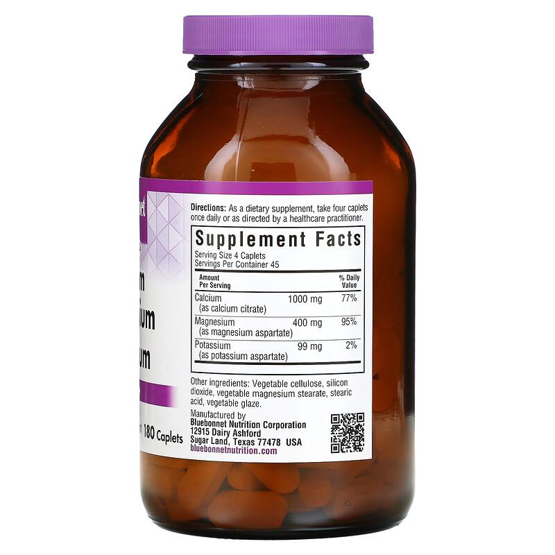 Calcium Magnesium Potassium, 180 Caplets