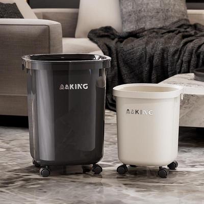 Luxury High-Capacity Trash Can: Stylish Bathroom, Living Room, & Bedroom Bin
