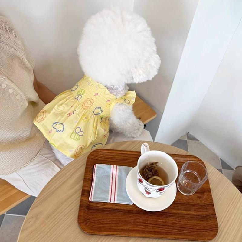 Pet Dress Cat Suspender Skirt Dog Clothes Summer Teddy Than Bear Universal Small Puppy Spring Summer Thin