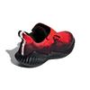 adidas Fortarun Spider Man AC K Spider Man Slip Resistant Low Top Kids' Running Shoes Red Black D96878