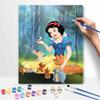 Disney animation digital oil painting Snow White diy handpainted coloring painting home decoration, custom paint by numbers wall art kit