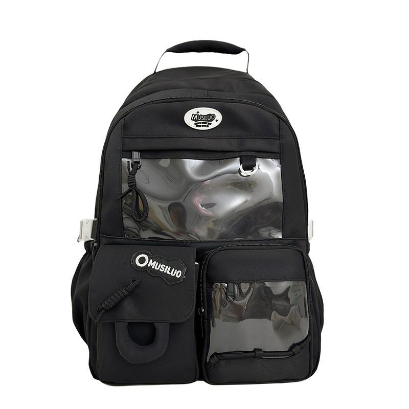 New high-value college style fresh and sweet backpack junior high school students lightweight large-capacity backpack