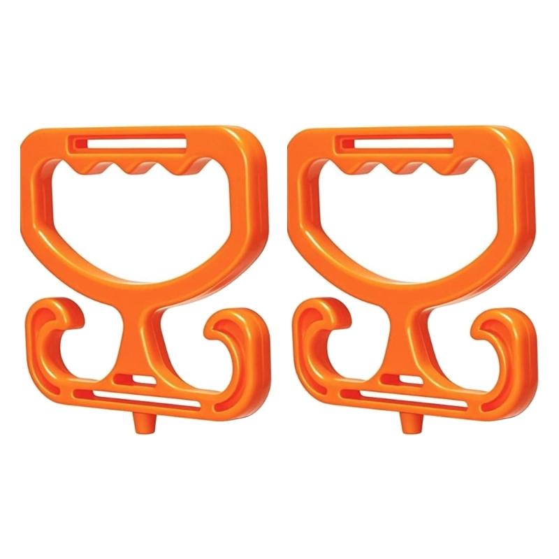 Double Pack Plastic Grocery Holder Grips With Wide Gentle Grip for Big Loads 1 1430₽