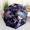 1pc Killua & His Companion Automatic Opening Closing Umbrella with Foldable Design, Iron Frame, Outdoor Use Perfect Gift for Fans, Travelers, Daily Us