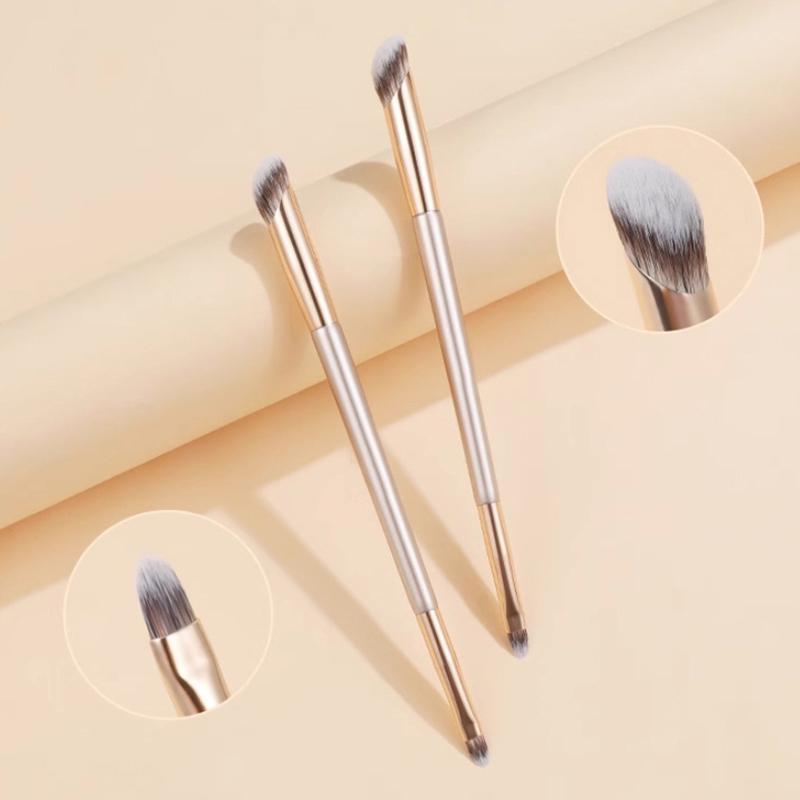 Double Head Finger Concealer Makeup Brushes Precision Soft Smudge Brush Facial Blemish Cover Acne Dark Circles Multi-Function