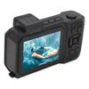 4K 65MP Underwater Camera Autofocus 2.88in 1.44in Dual Screen 2500mAh 33FT Water Proof Camera Underwater Digital Camera for Snorkeling