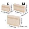 Handheld Zipper 3D Mesh Makeup Storage Bag Multipurpose Folding Travel Toiletry Bag Breathable Transparent Clothing Sorting Bag