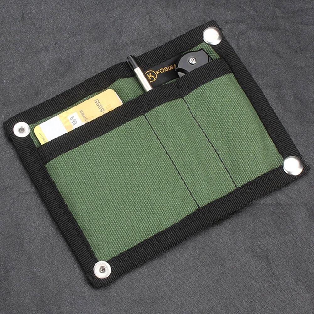 Large Capacity EDC Pouch Wallet Oxford Camping Storage Wallet Hiking Outdoor Coin Purse  Unisex