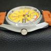 VINTAGE REFURBISHED SEIKO 5 AUTOMATIC 6309A JAPAN MENS YELLOW WATCH a440897-4