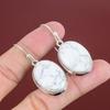 Howlite Earring Natural Gemstone Earring 925 Sterling Silver Earrings Handmade Jewelry Birthstone Earrings Brand New Jewelry Gifts For Women
