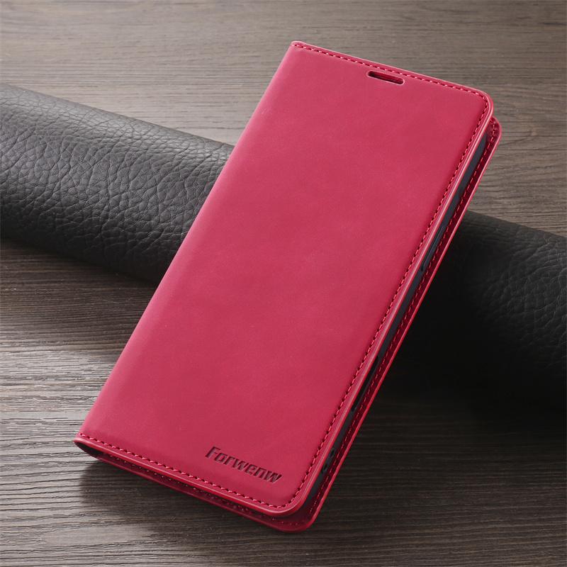 EUCAGR Retro Magnetic Flip PU Leather Case for iPhone 17 Air 17 Pro Max 16E 15 16Pro Max 16 Plus Wallet Card Cover Phone Coque