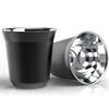 Çift Duvarlı Yalıtımlı Paslanmaz Çelik Espresso Kupası Kapsül Kahve Kupası Metal İçme Demitasse Kupası Ev İç veya Dış Mekan İçin