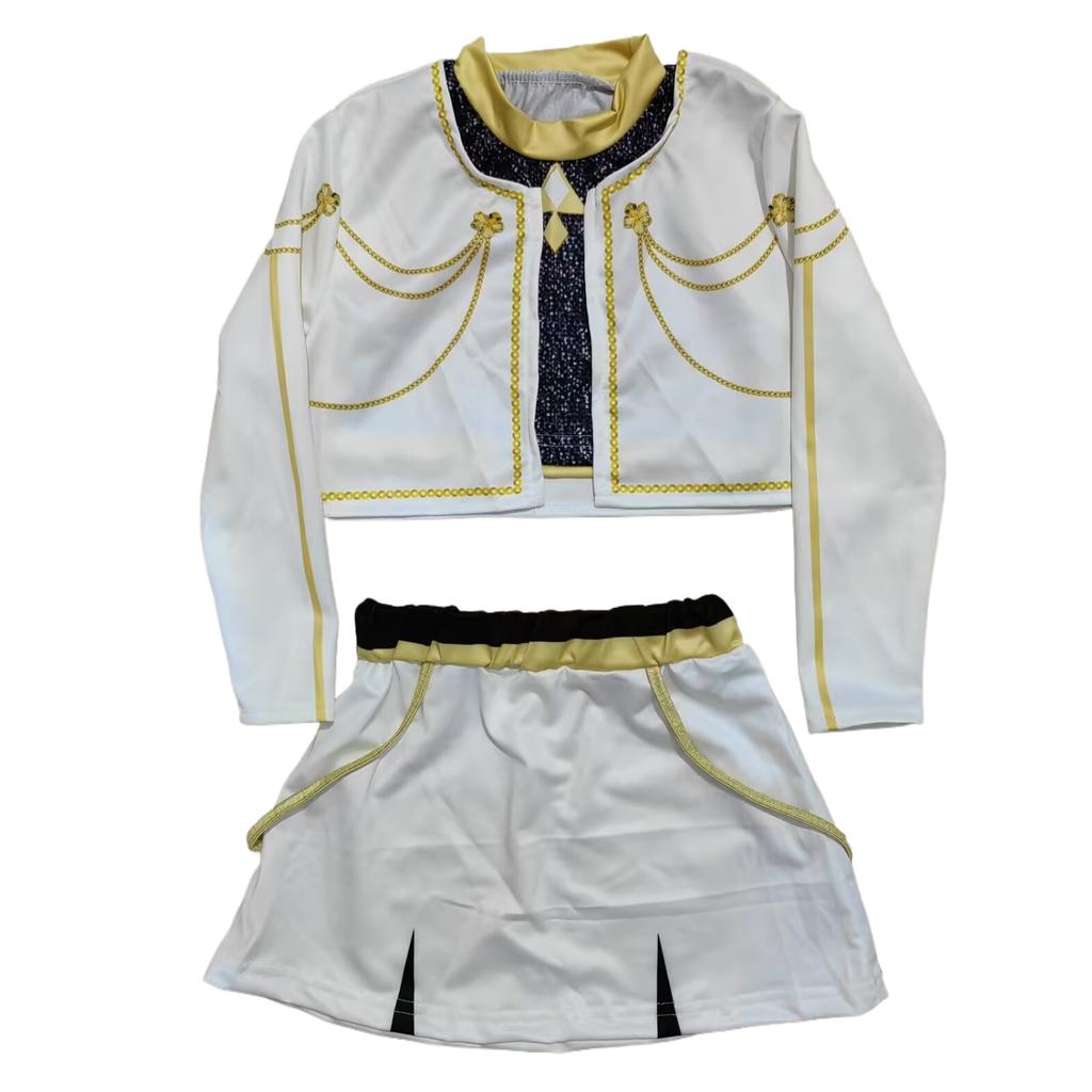 Barn Rumi Mira Zoey Cosplay KPop Demonjegere Jentekostyme K Pop Huntrix Gullkostyme Barn Halloweenfest Klær Antrekk