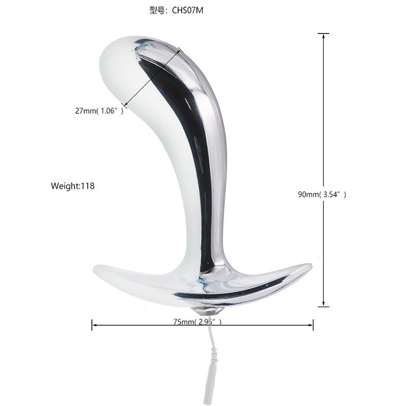 Electric Shock Butt Plug Thumb Sexy Back Court Male and Female Masturbation Tool Adult Toy Chrysanthemum Climax Single Pole