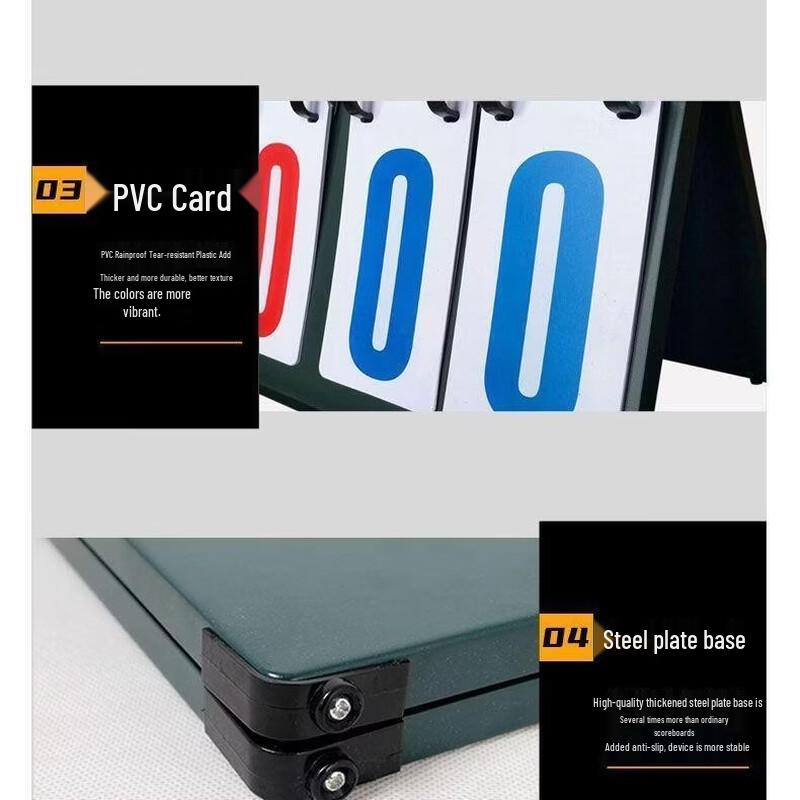 TLXT 3-Digit Leather Scoreboard for Billiards & Table Tennis