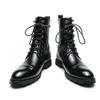 Men Motorcycle Casual High Boots Suede Demi-season Boots  Street Style Cool Boots Large Size