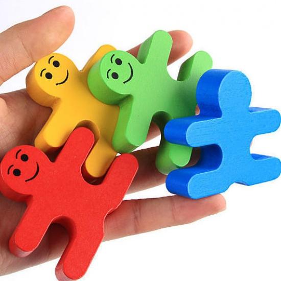 Children's Building Block Assembly Educational Toys Jenga Building Blocks Villain Balance Bricks Pro Kindergarten Small Class Board