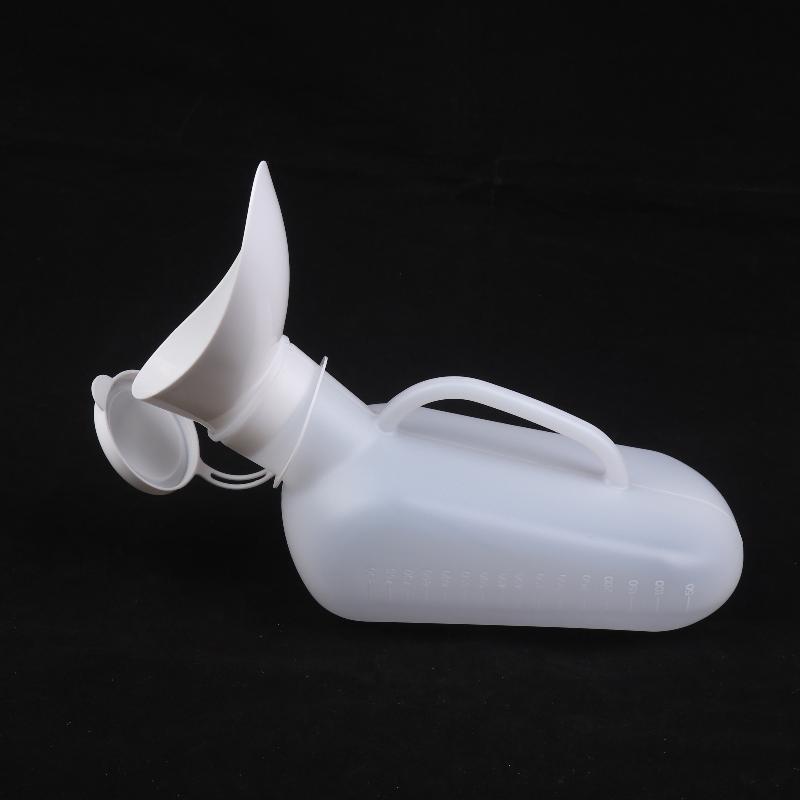 800ML Portable Unisex Urinal Thick Leakproof Plastic Pee Bottle for Vehicle Office and Camping Scenario