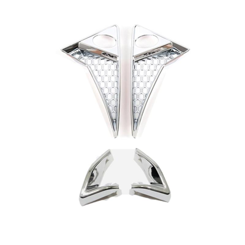 For Nissan Qashqai J12   2024 Carbon Fiber Front Bumper Fog Light Cover  Foglight Vent  Bumper Garnish Car Accessories