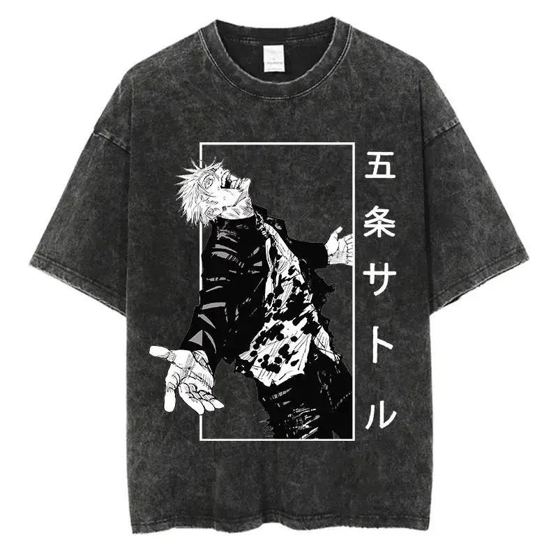 2026 Unisex Clothing Anime Y2k Washed New Arrival Clothes Tee Shirt Homme Graphic T-Shirts Unisex Tshirt for Unisex Ropa Hombre