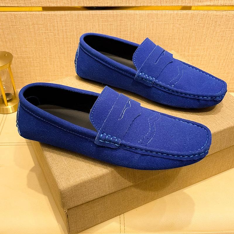 Summer Mens Outdoor Anti-Slip Comfort Soft High Quality Men Breathable Flat Driving Shoes New Classic Casual Loafers
