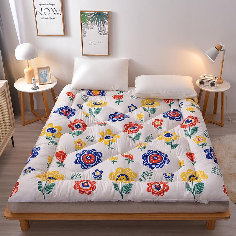 Class A Xinjiang Cotton Tatami Mattress Pad - Soft Quilt for Home & Dorm, Single or Double Bed