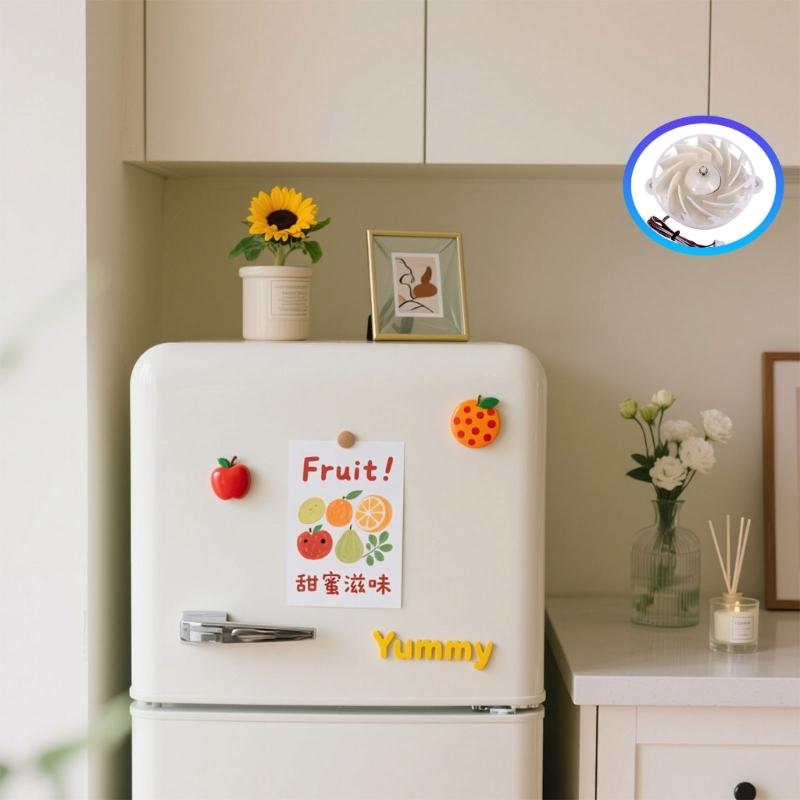 Quiet Running Replacement DIRECT CURRENT Blower Fan for Refrigerator Refrigerating Systems with Low Power Consumption