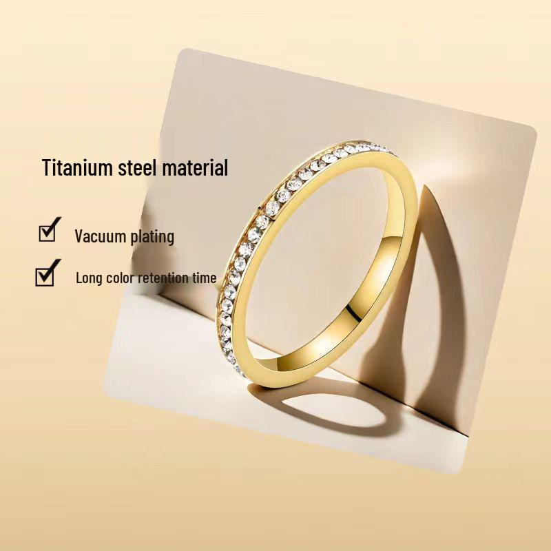 New Men's Titanium Steel Gear Fashion Ring - Trendy European and American Style Jewelry