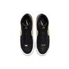 Nike Blazer Mid 77 Essential Black Metallic Gold Women Sneakers White DH0070-001