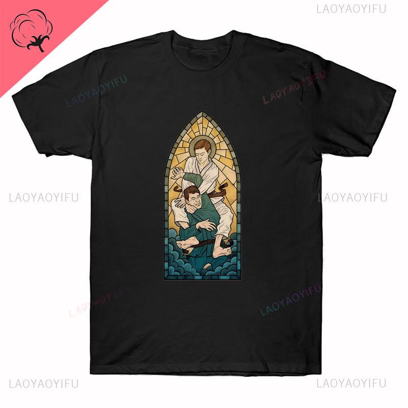 Summer Top Bjj Jiu Jitsu T Shirt Women Designer Comic Funny Top Female 2000s camise Clothes Cartoons Summer Aesthetic T-shirts