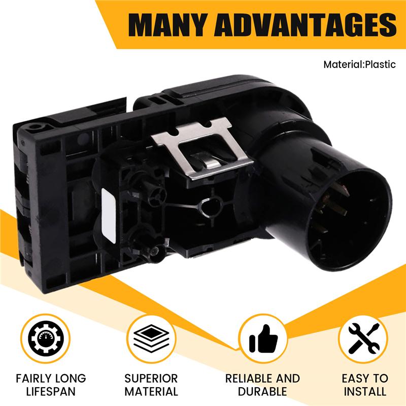 A58X-13530416 Trailer Tow Hitch Receptacle 7-Pin Connector Plug For Silverado GMC Sierra -