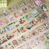 Journal GO 6x200cm Green Plants Tape Sticker for Decoration Journal Greeting Card DIY Scrapbooking Kawaii Sticker Masking Tape