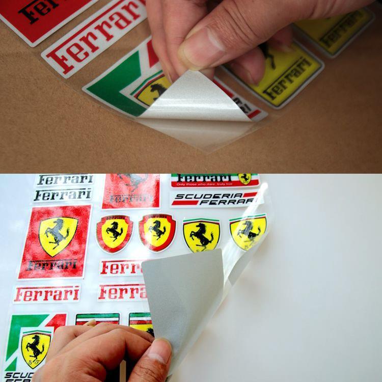 Car Motorcycle Bicycle Decorative Stickers For Ferrari F430 Stradale Roma 488 Spider SF90 Portofino F8 Superfast Accessories HS9