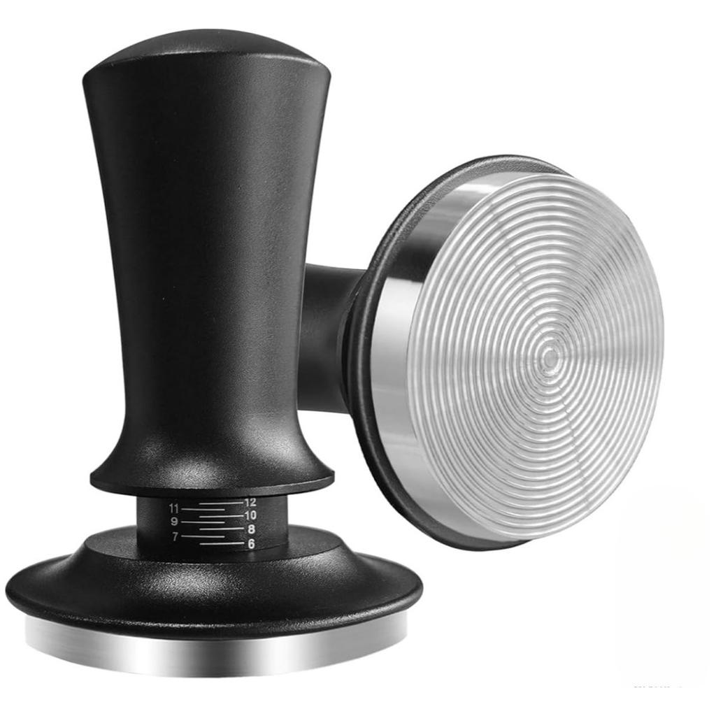51mm 53mm 58mm Espresso Tamper Barista Coffee Tamper with Calibrated Spring Loaded Stainless Steel Tampers