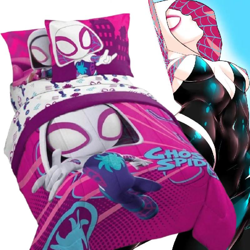 Digital Gwen Stacy Print Bedding Set Duvet Cover Gift Pillowcase