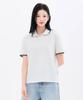 Chase Cult Unisex Tip Color Block Cool Collared Short Sleeve T-Shirt-Fbzu5701D0E